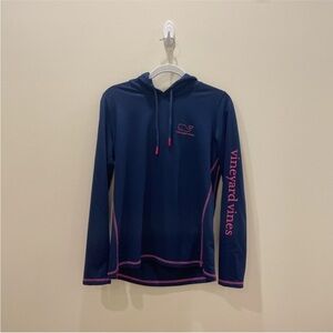 Vineyards Vibes Performance navy hoodie